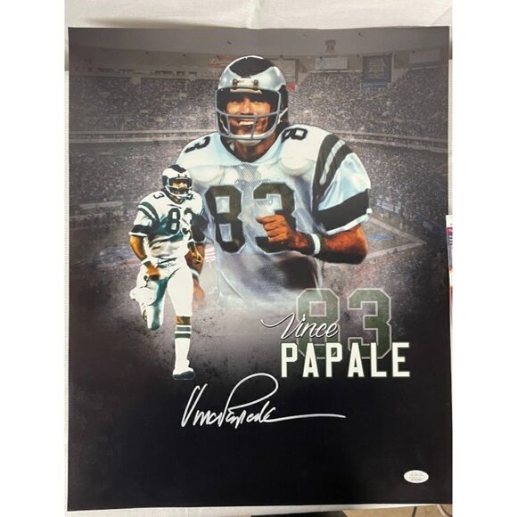 Vince Papale signed autographed Philadelphia Eagles 16x20 photo JSA - Picture 1 of 3